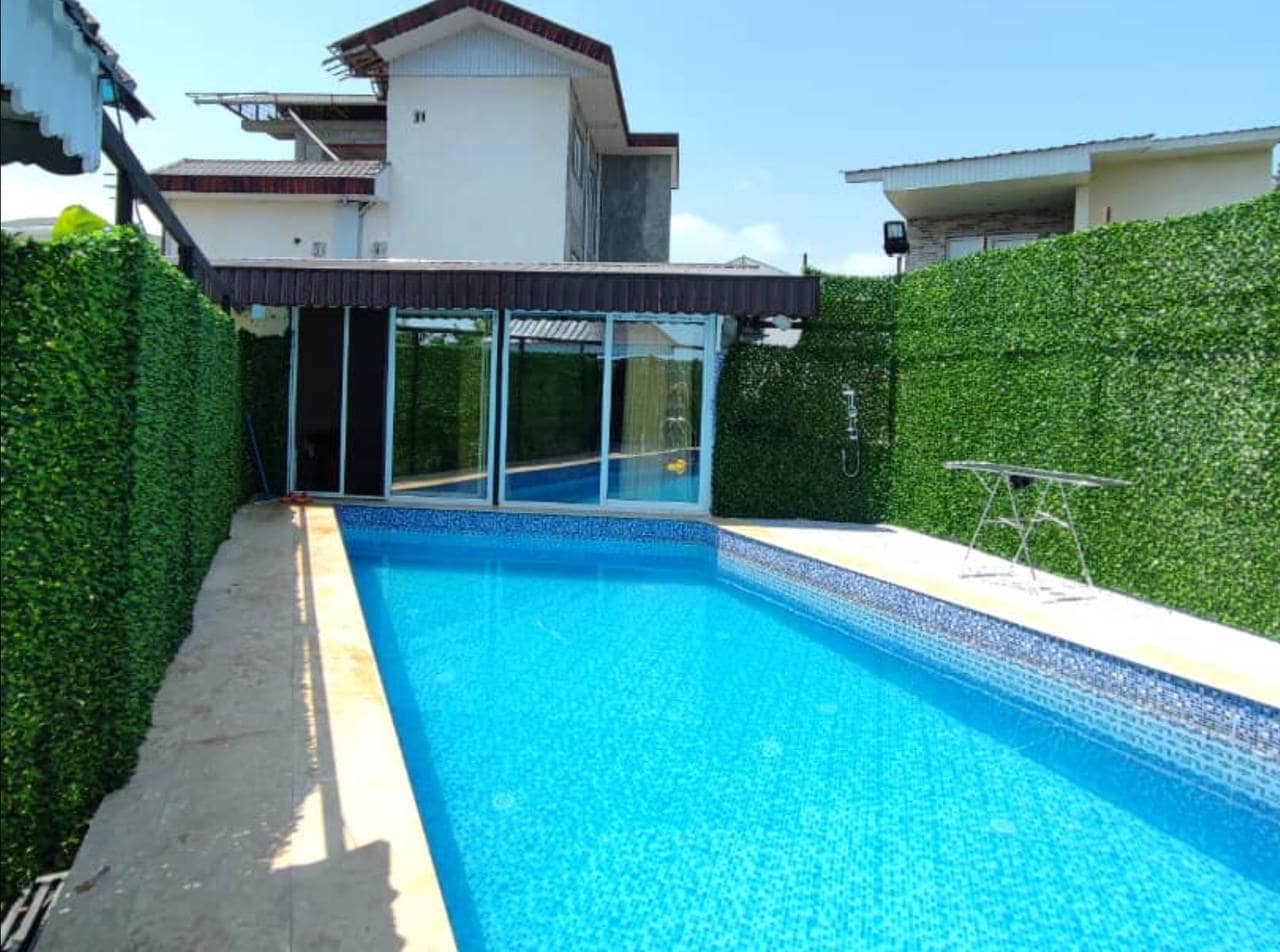 اجاره ویلا با استخرروباز آبگرم در شیرود - تنکابن