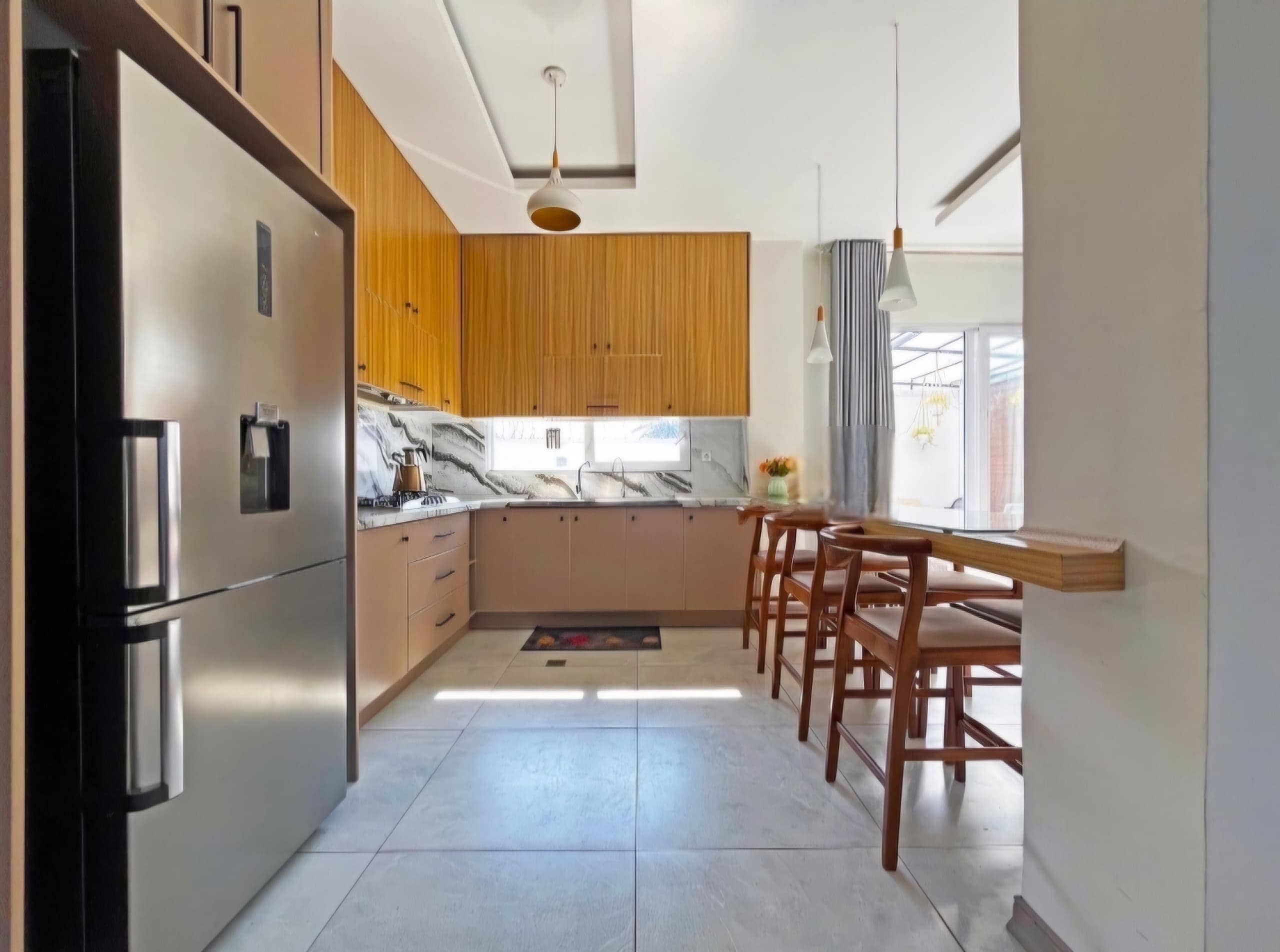 اجاره ویلا با استخر روباز آبگرم در هچیرود چالوس- بوستان