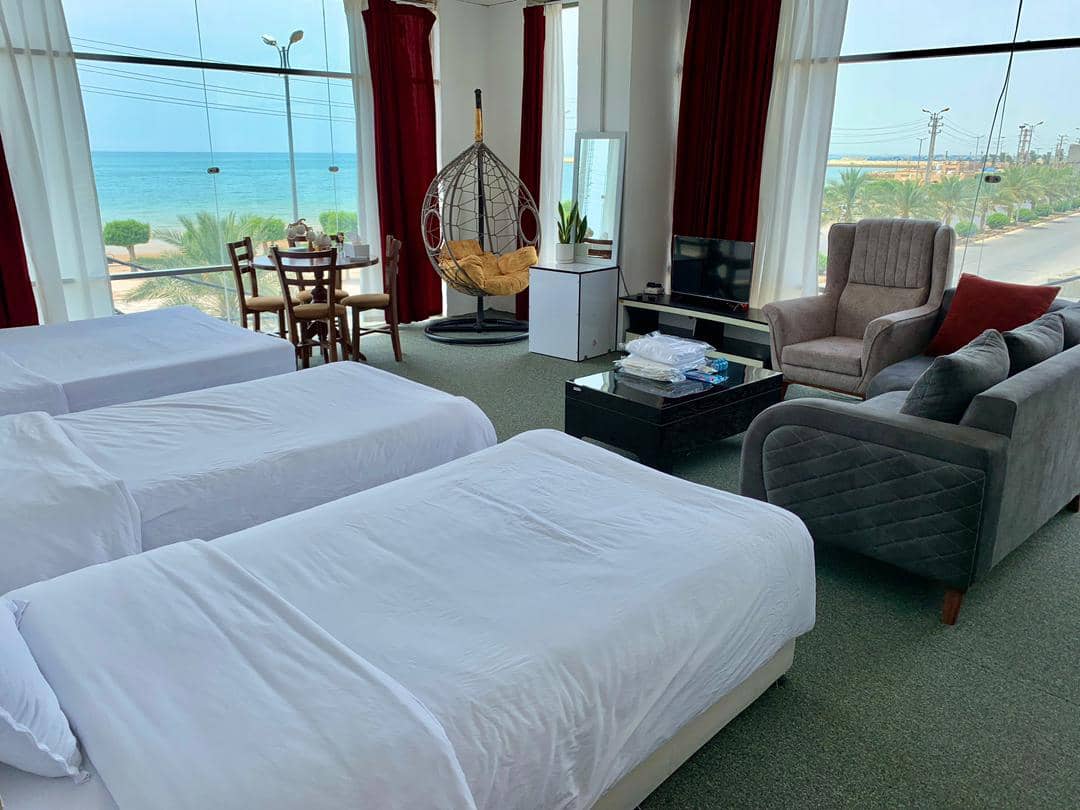 اجاره هتل ساحلی در کنگان - سوئیت 5 نفره