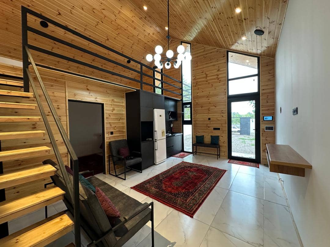 کلبه سوئیسی دوبلکس در چمخاله لنگرود