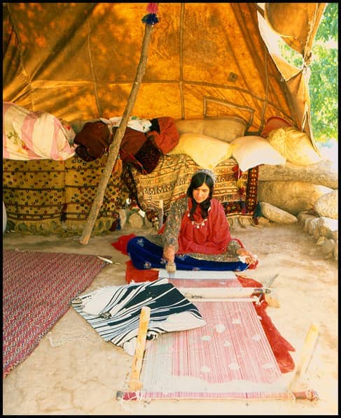 اجاره چادر بومگردی عشایری در حومه چلگرد - کوهرنگ