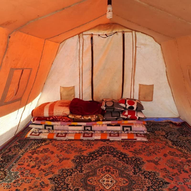 اجاره چادر بومگردی عشایری در حومه چلگرد - کوهرنگ