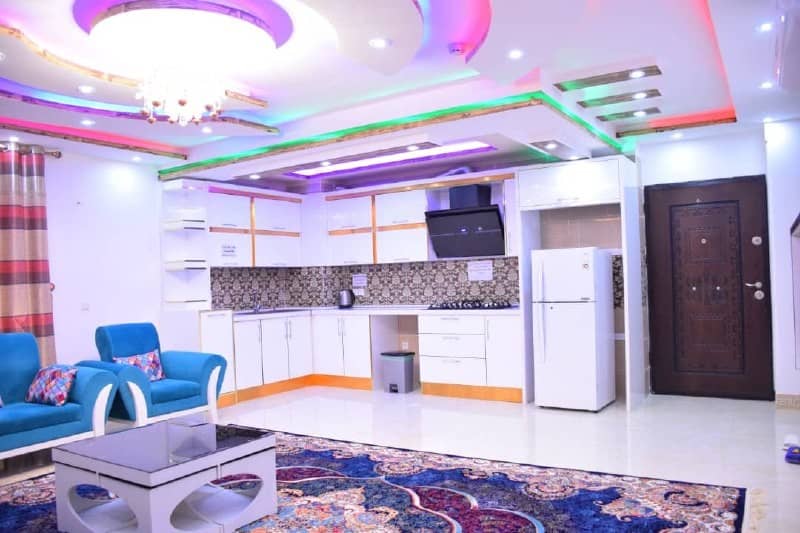 اجاره اپارتمان مبله در سام و زال قشم -دوخوابه طبقه چهارم