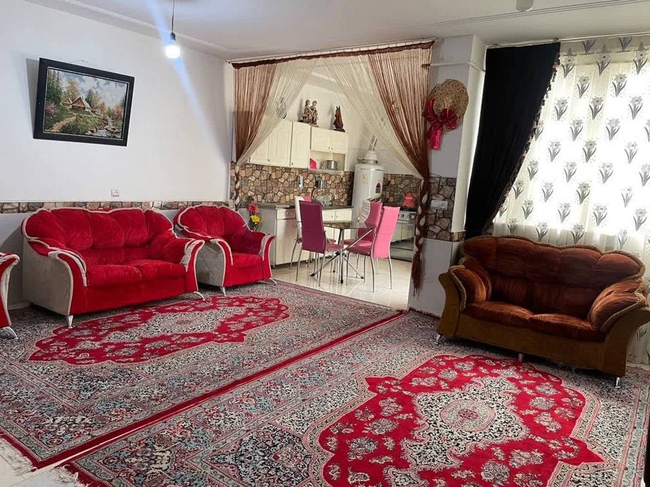 اجاره منزل مبله یک خوابه طبقه همکف در مدرس همدان