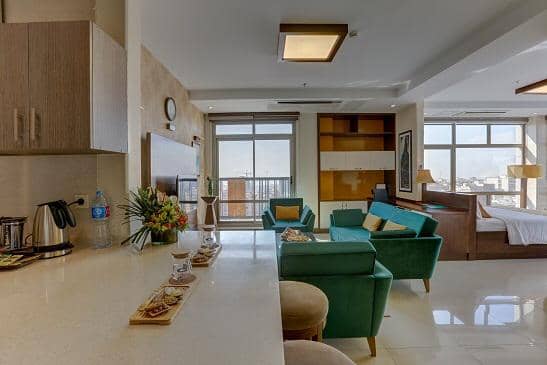 اجاره سوئیت اجاره ای لوکس در گاندی تهران 