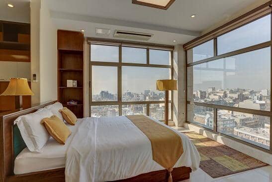 اجاره هتل استخردار شیک درگاندی تهران همراه با صبحانه  باشگاه