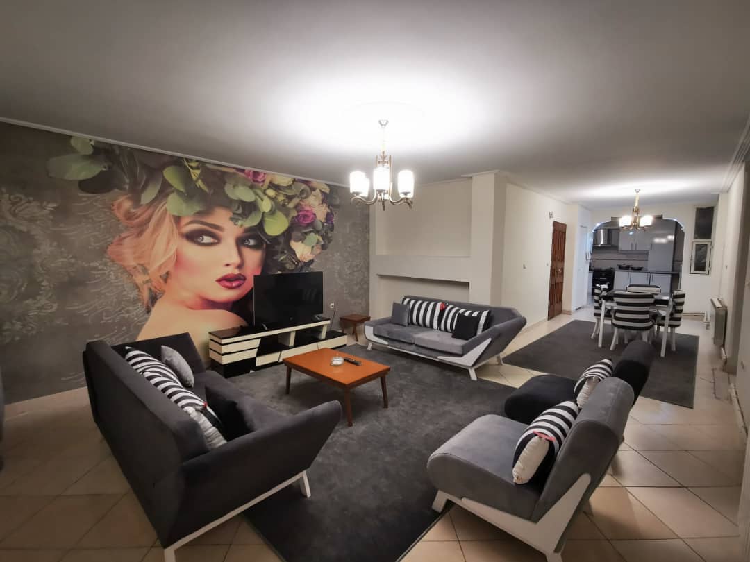 اجاره آپارتمان مبله دوخوابه در سعادت آباد تهران-طبقه ی اول