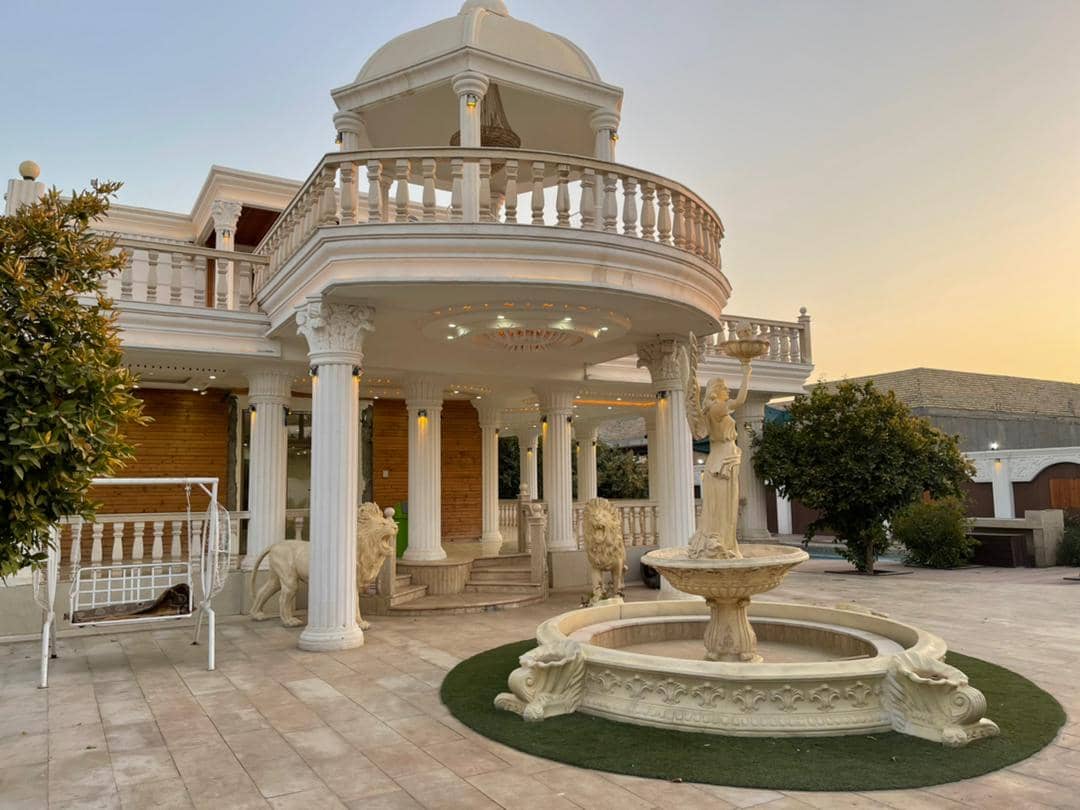 اجاره ویلا با استخر روباز آبگرم در شمس آباد دزفول - نیاوران