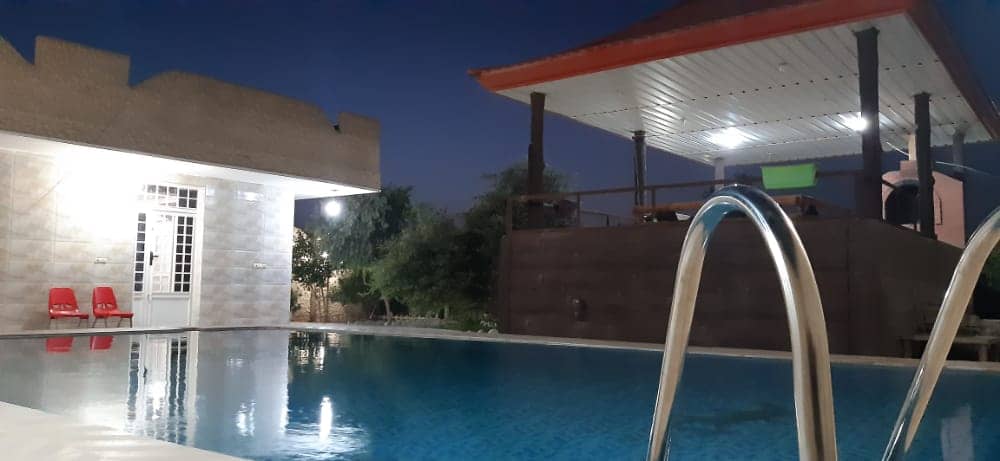 اجاره باغ با استخر روباز در صفی آباد دزفول