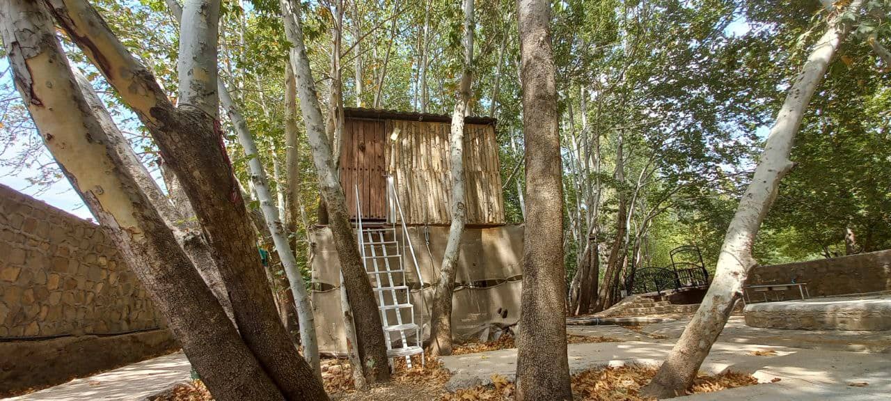 اجاره کلبه چوبی کاهگلی در پسکوهک شیراز