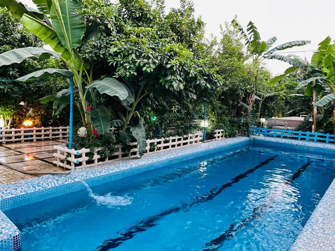 اجاره باغ با استخر روباز در منتظری دزفول