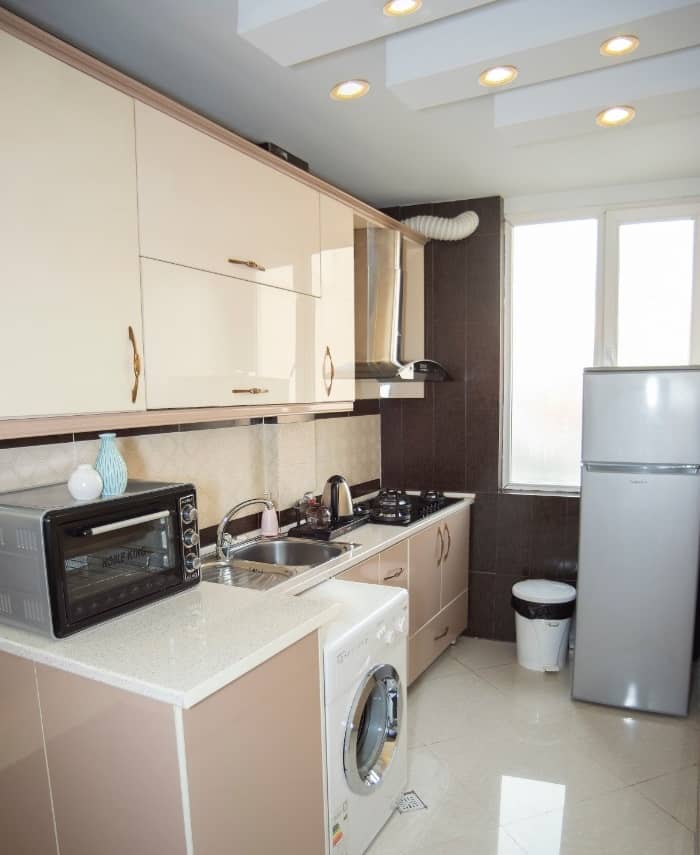 اجاره آپارتمان مبله دوخوابه در پاسداران تهران - طبقه ی سوم