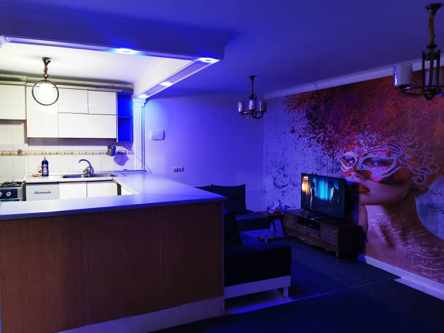 اجاره سوئیت یک خوابه در سعادت آباد تهران-طبقه ی منفی یک