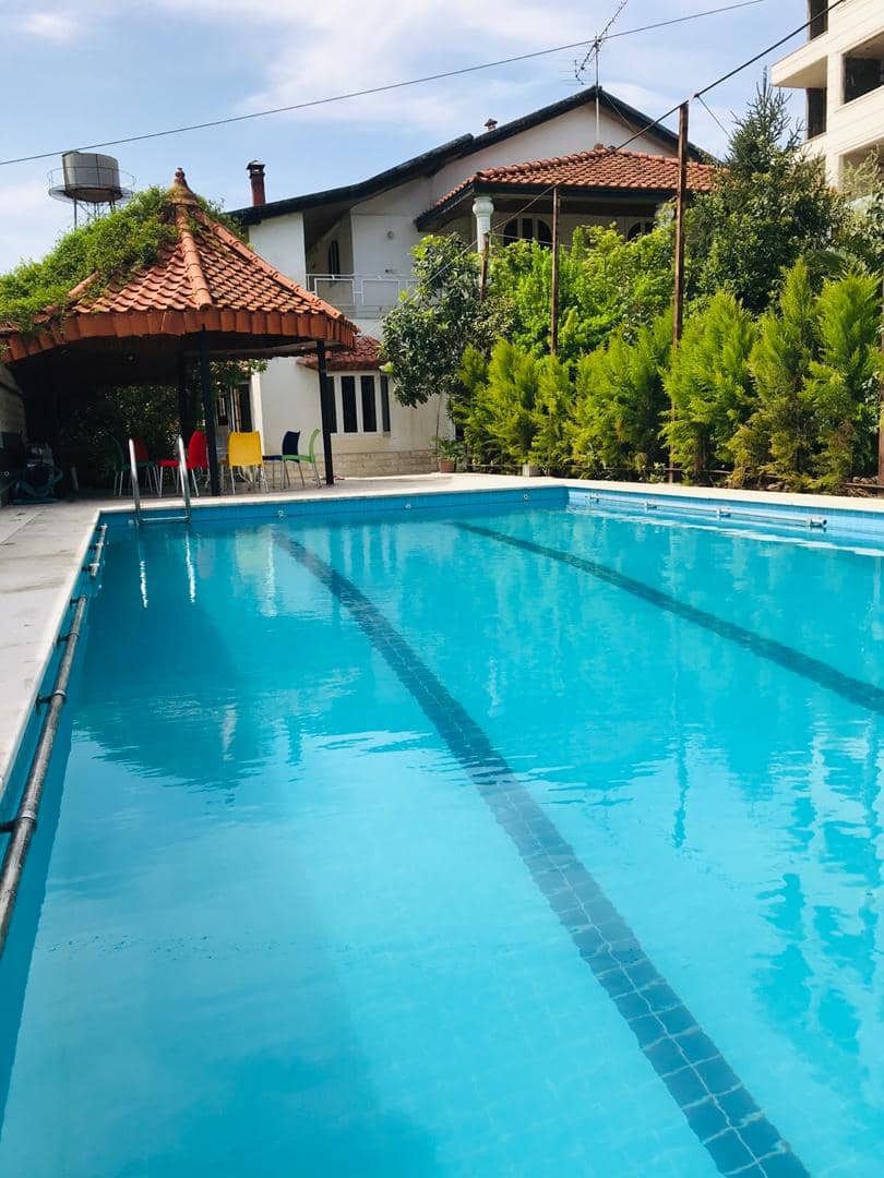 اجاره ویلا با استخر روباز آبگرم در نمک آبرود - چالوس