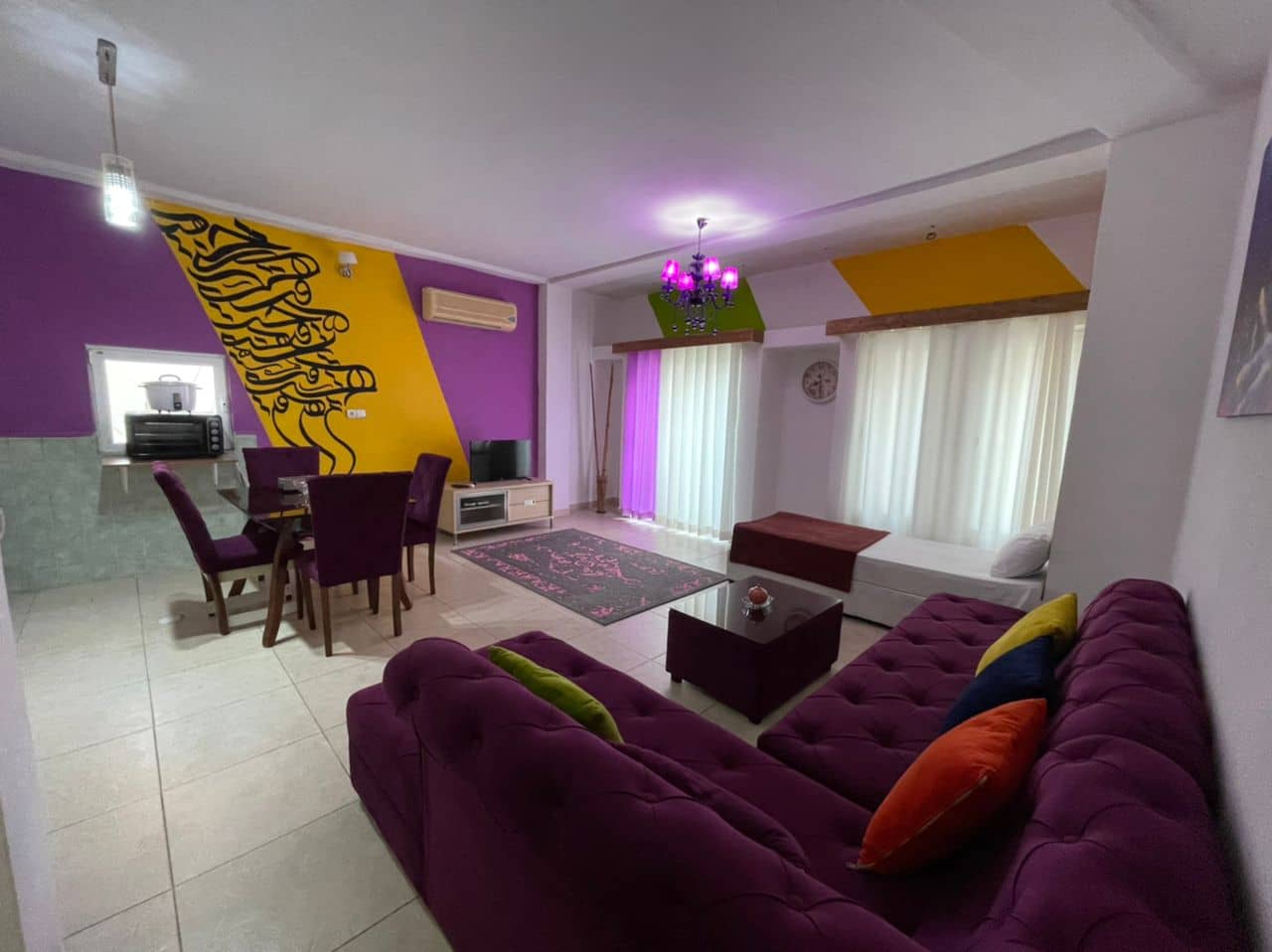 اجاره آپارتمان مبله در شهرک صدف کیش _ بنفش