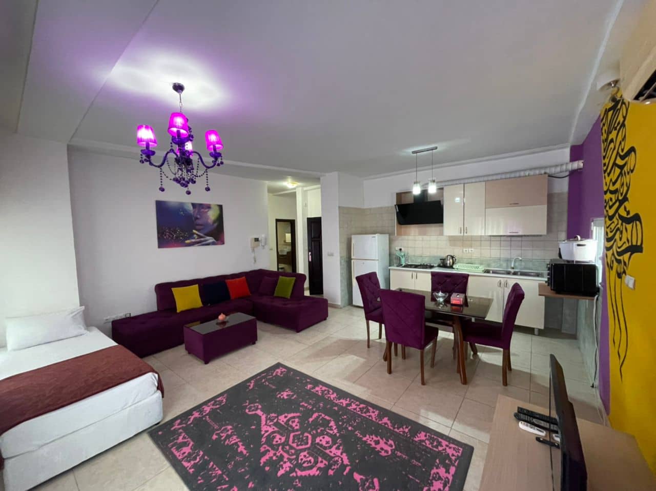 اجاره آپارتمان مبله در شهرک صدف کیش _ بنفش