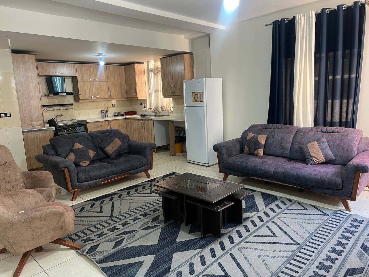 اجاره آپارتمان مبله در هجرت - سه خواب