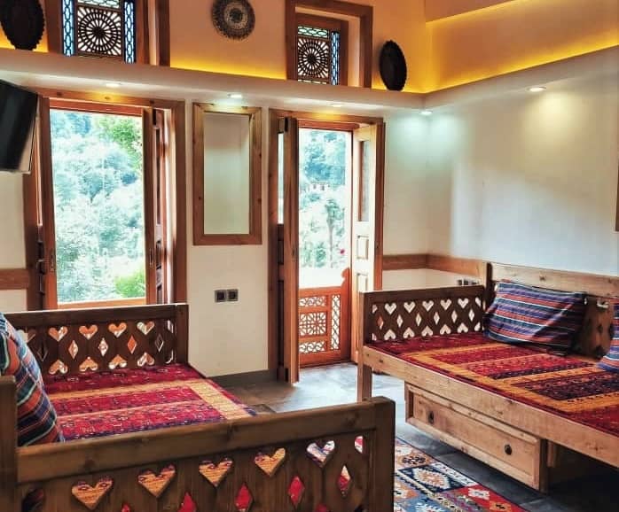 اجاره خانه سنتی تک خواب در ماسوله - ملرزون