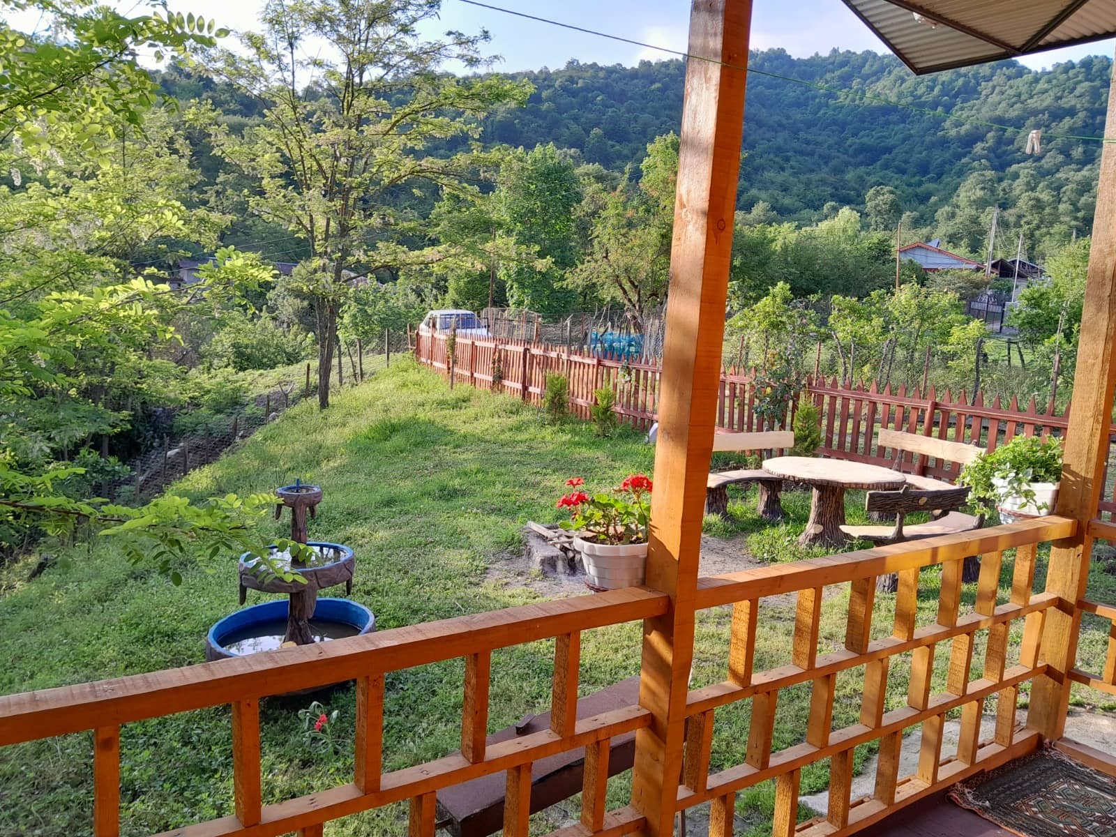 کلبه چوبی جنگلی در روستای مرکیه ماسال