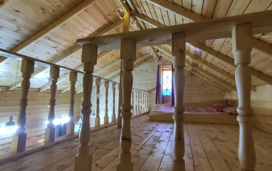 اجاره کلبه چوبی با استخر روباز در چاف و چمخاله - نزدیک ساحل