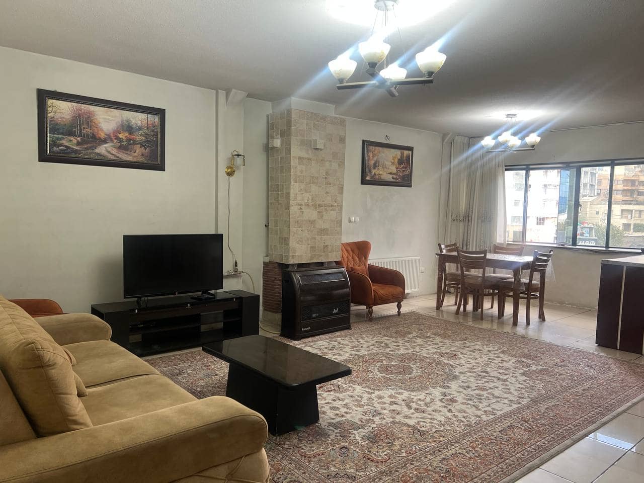 اجاره آپارتمان دوخواب مبله در چمران شیراز  - واحد 3