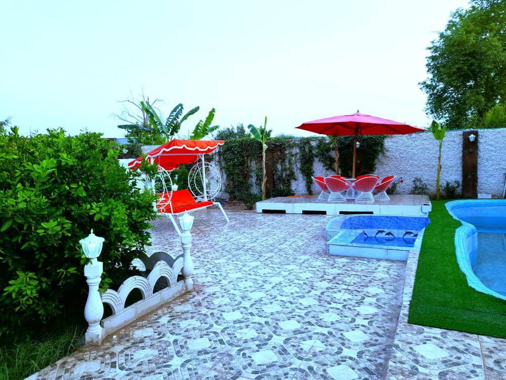 اجاره باغ ویلا با استخر روباز تکخواب در دزفول