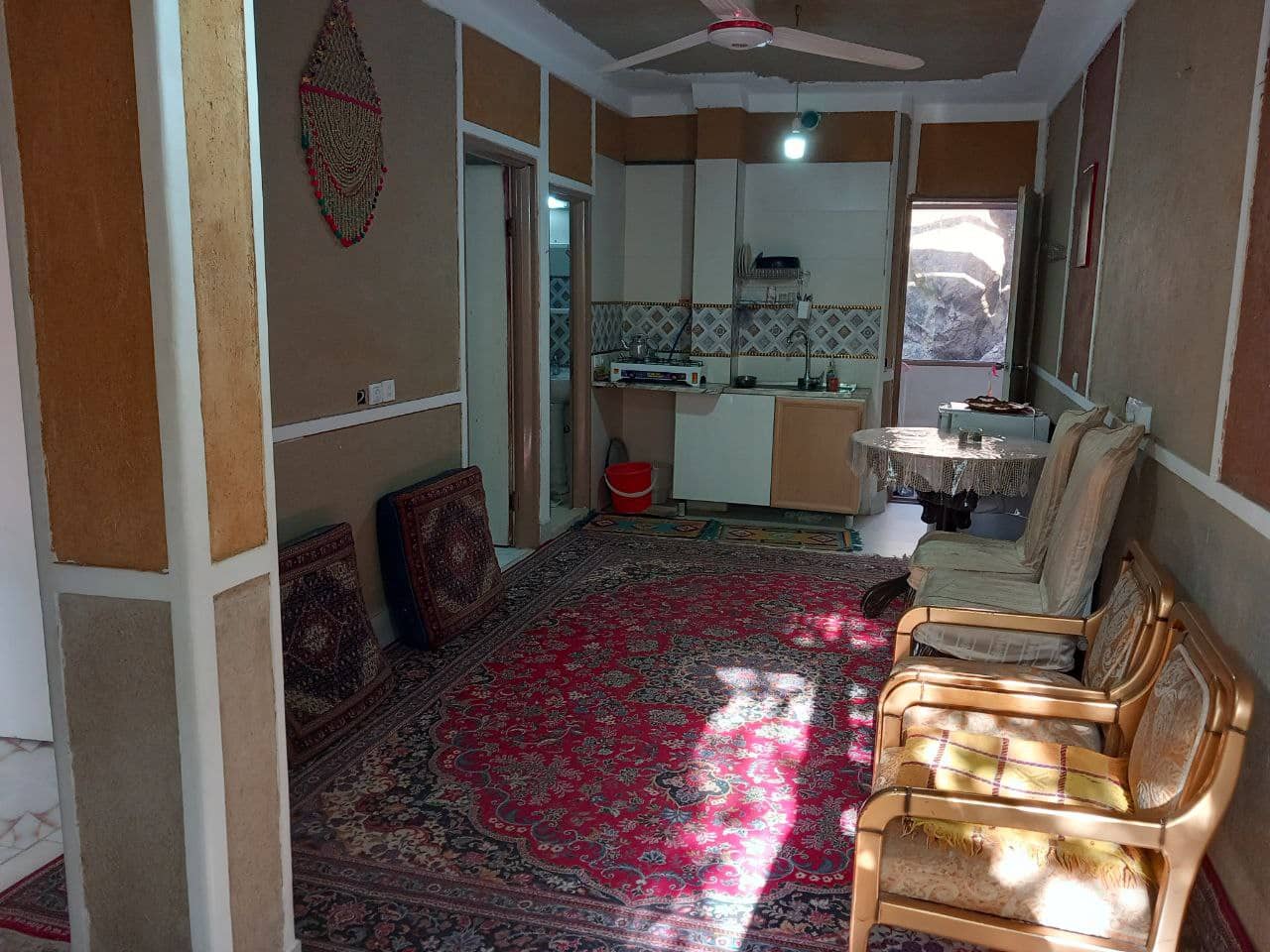 اجاره سوئیت دو خوابه بومگردی ابیانه 5- 60 متری