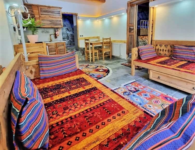 اجاره سوئیت صخره ای سنتی جکوزی دار در ماسوله - لاسه سر