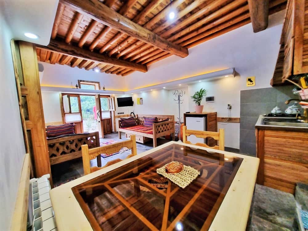 اجاره سوئیت صخره ای سنتی جکوزی دار در ماسوله - لاسه سر