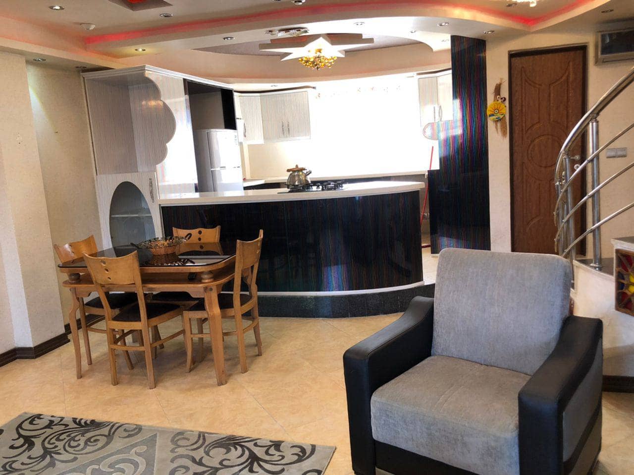 اجاره ویلا استخر سرپوشیده آبگرم در سنگاچین - 3خواب