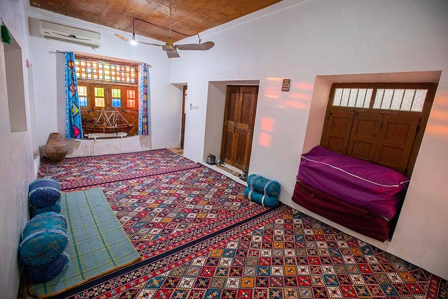 اجاره اتاق بومگردی در بندر رستمی - جهاز بوم