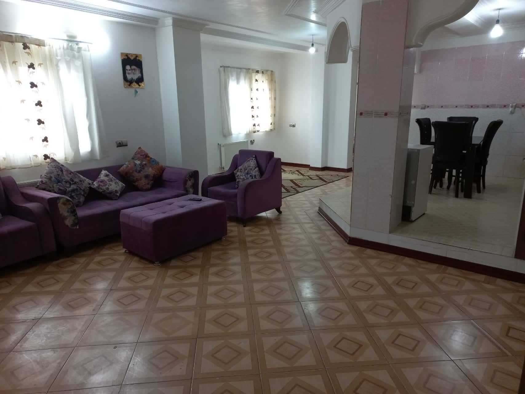 اجاره آپارتمان مبله در راین کرمان -دو خوابه طبقه دوم