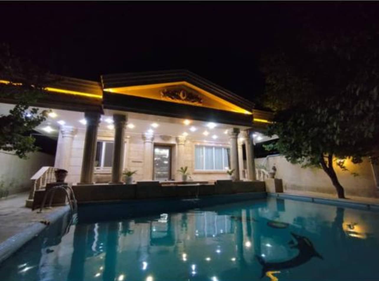 اجاره ویلا با استخر روباز آبگرم در چهارباغ