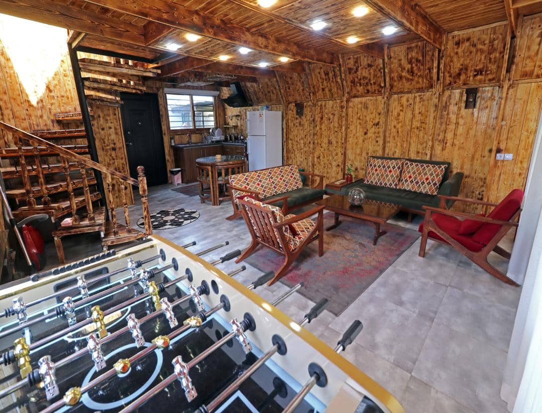 اجاره کلبه سوئیسی جنگلی در گرماپشته-تنکابن