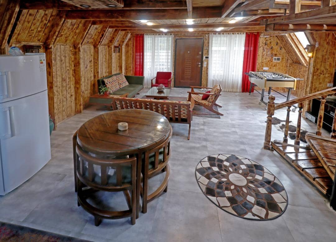 اجاره کلبه سوئیسی جنگلی در گرماپشته-تنکابن