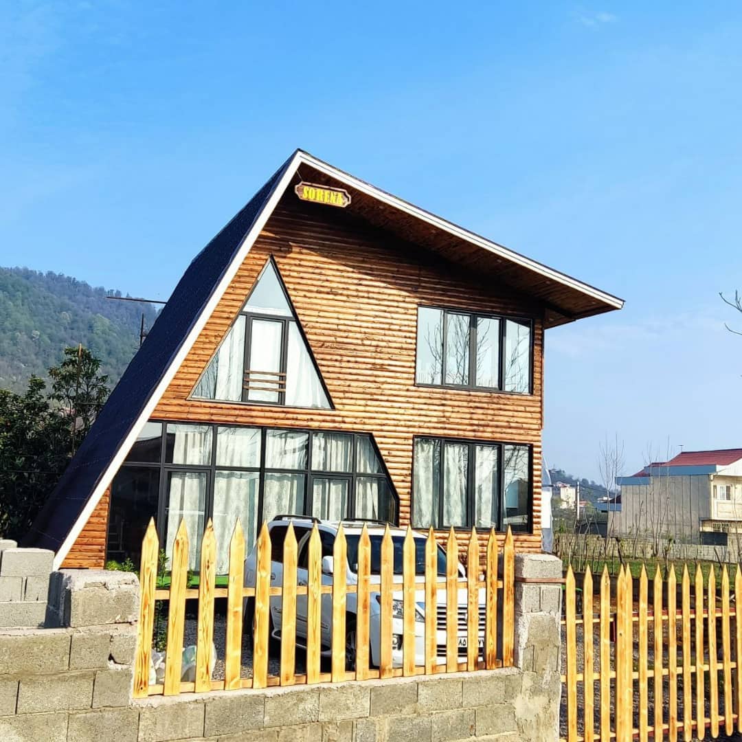 اجاره کلبه سوئیسی در ماسال با چشم انداز شالیزار