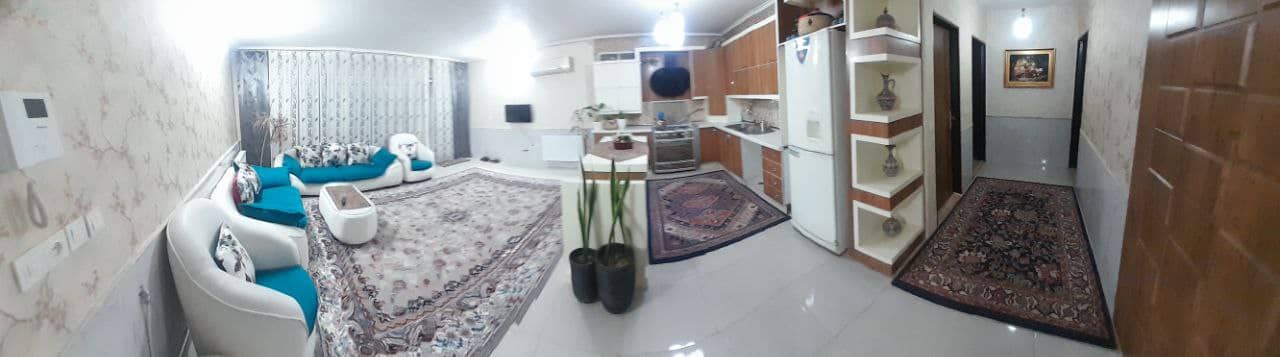 اجاره منزل مبله تمیز در صنعت کاشان - دوخوابه 120 متری