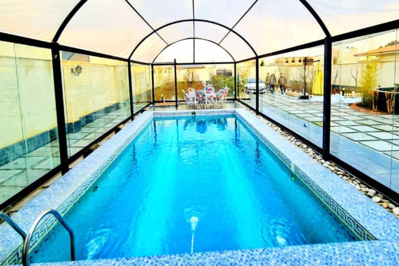 اجاره ویلا با استخرسرپوشیده آبگرم در سهیلیه کرج