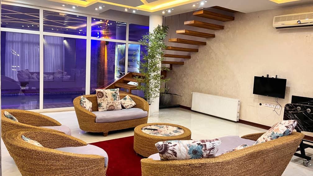 اجاره ویلا با استخر سرپوشیده آبگرم در شهرک بحری لند - 112