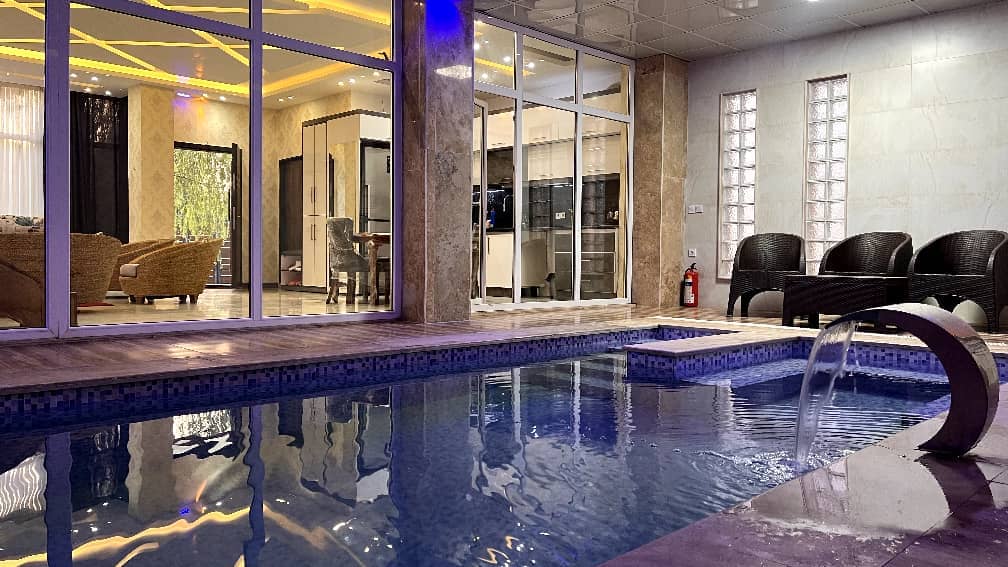 اجاره ویلا با استخر سرپوشیده آبگرم در شهرک بحری لند - 112