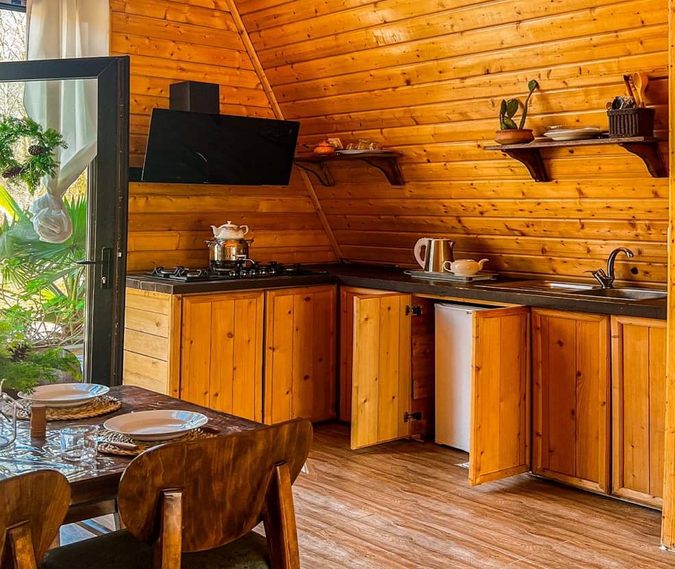 اجاره کلبه سوئیسی جنگلی در پره سر - vip