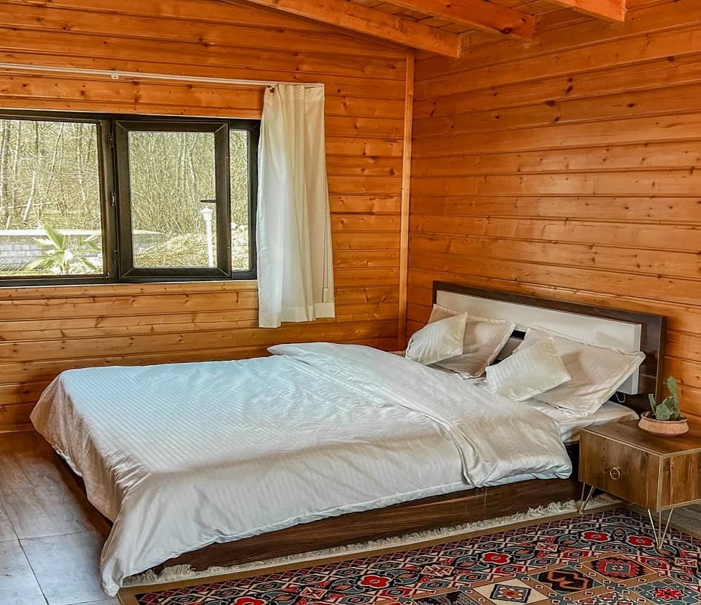 اجاره کلبه سوئیسی جنگلی در پره سر - vip