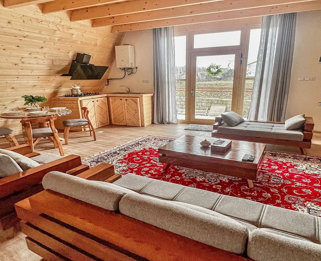 اجاره کلبه سوئیسی جنگلی در پره سر