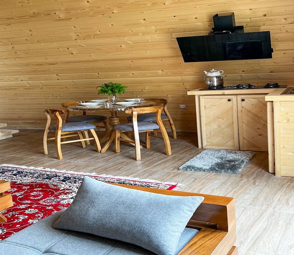 اجاره کلبه سوئیسی جنگلی در پره سر