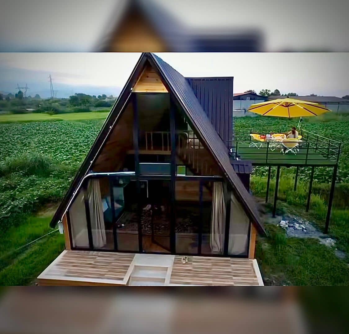 اجاره کلبه سوِئیسی در خاله سرا نزدیک ساحل