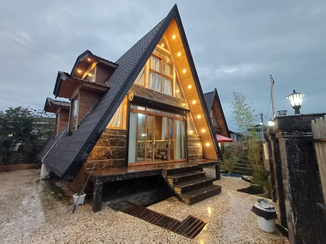 اجاره کلبه سوئیسی با استخر سرپوشیده در شیرود