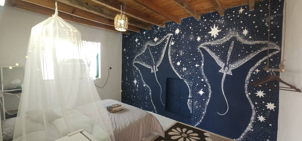 اجاره اتاق بومگردی ساحلی در روستای تورگان قشم - اتاق دریا دو