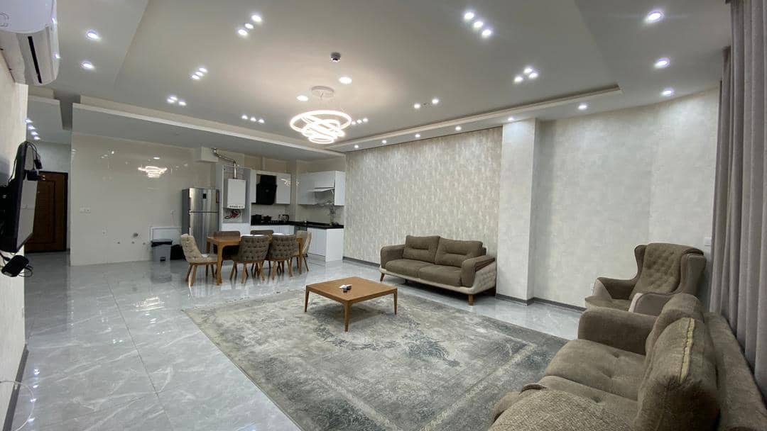 اجاره اپارتمان مبله دو خوابه در خیابان ابیوردی - طبقه ی همکف