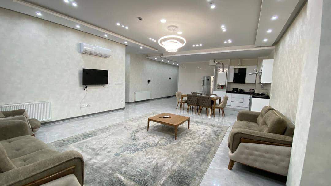 اجاره آپارتمان مبله دو خوابه در خیابان ابیوردی - طبقه همکف