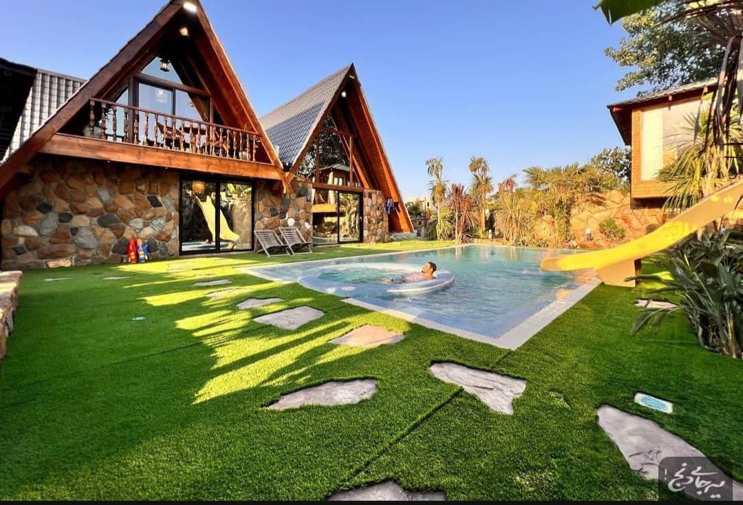 اجاره ویلا با استخر روباز آبگرم در رامسر-نزدیک ساحل